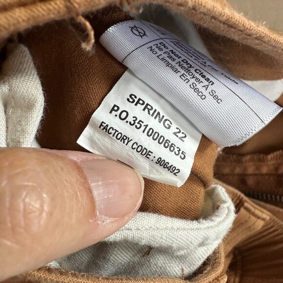 Carhartt Shorts Mens 38 Force Relazed Fit Twill 5 Pocket Work Elastic Waist 9" - Picture 4 of 10